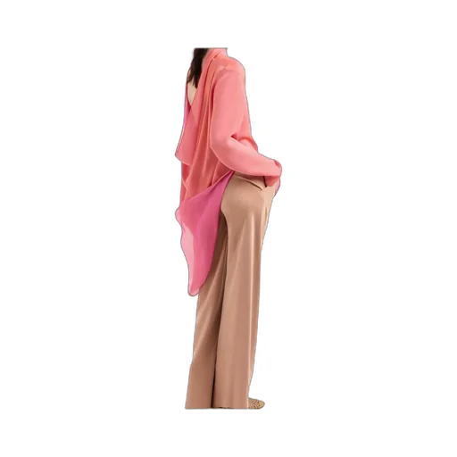 Draped Asymmetric Blouse