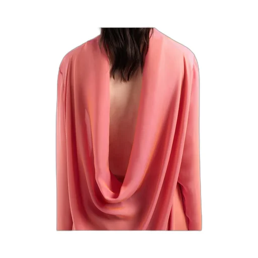 Draped Asymmetric Blouse