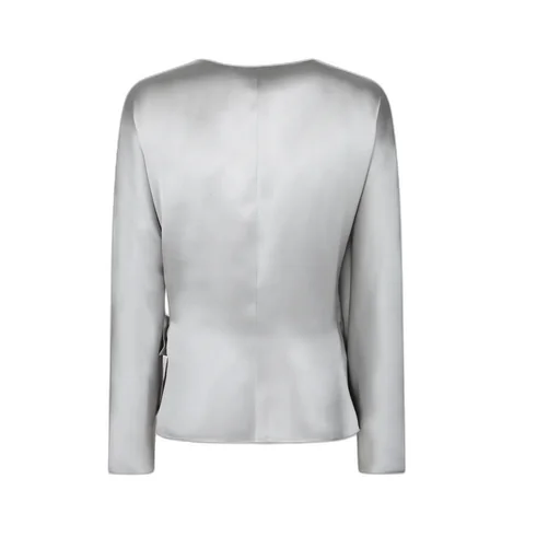 Wrap Design Draped Blouse