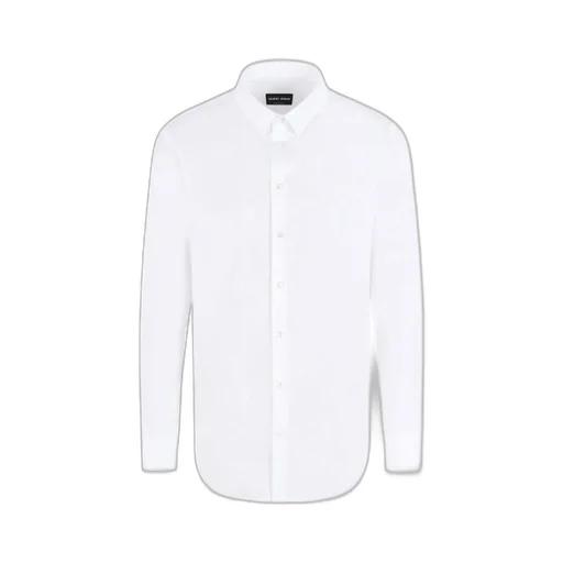 Curved Hem Poplin Shirt