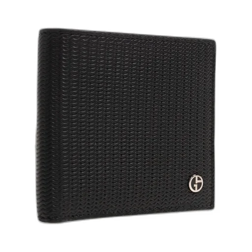 Wavy-Embossed Bi-Fold Wallet