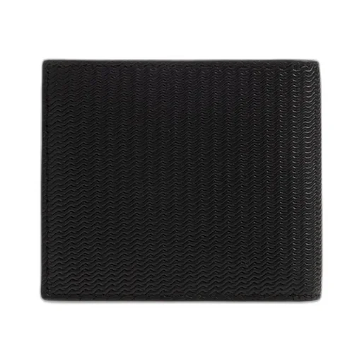Wavy-Embossed Bi-Fold Wallet