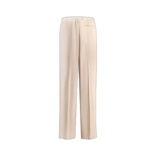 Mid-Rise Straight Leg Trousers