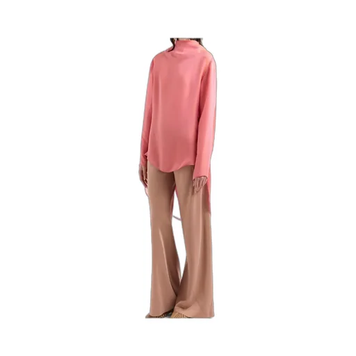 Draped Asymmetric Blouse