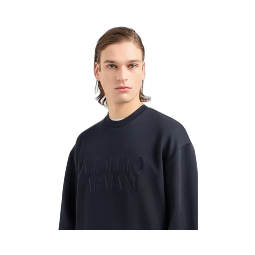 Logo-Embroidered Round-Neck Jumper