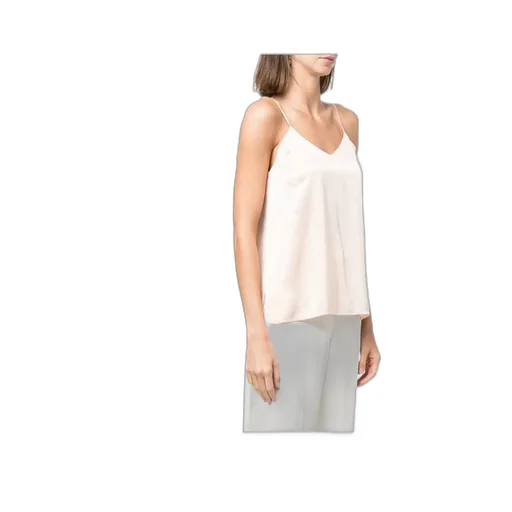 Spaghetti Strap Silk Tank