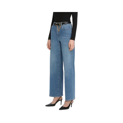 High-Waisted Wide-Leg Jeans