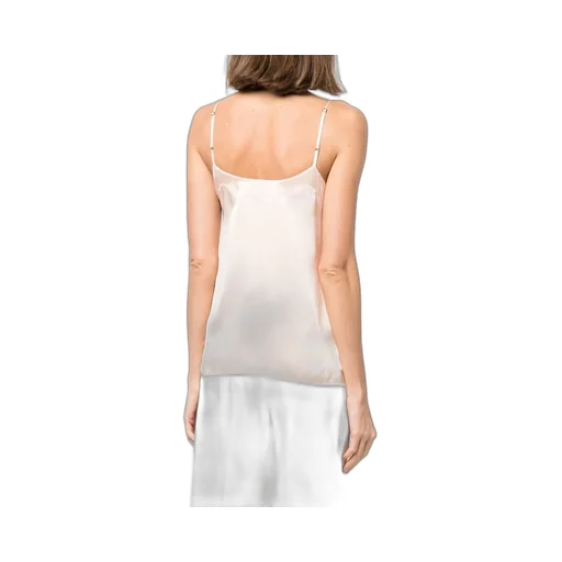 Spaghetti Strap Silk Tank