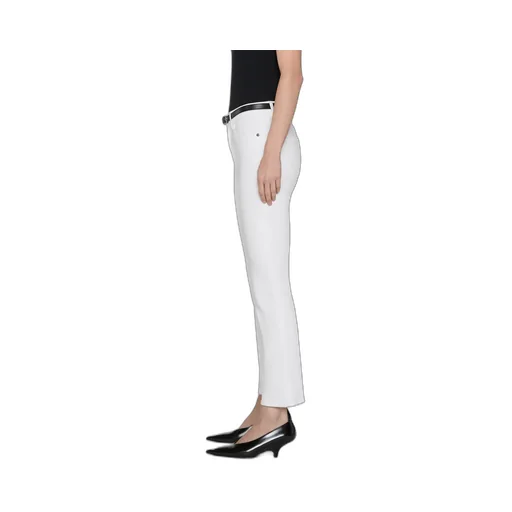 High-Waisted Flared Casual Pants