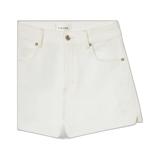 High-Waisted Denim Shorts