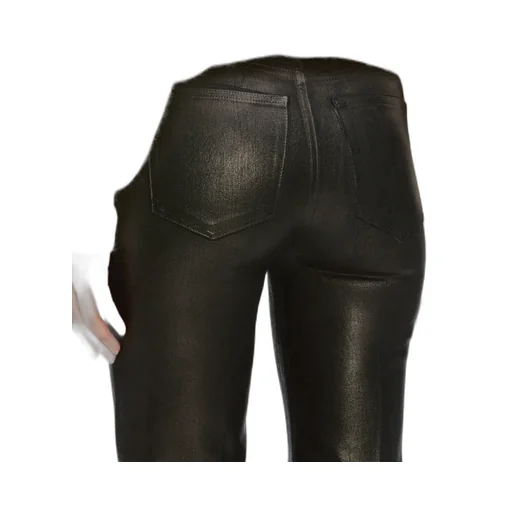 High-Waisted Straight-Leg Jeans