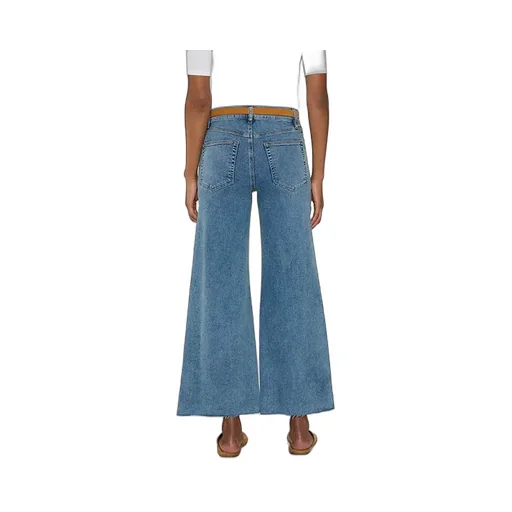 High-Waisted Wide-Leg Jeans
