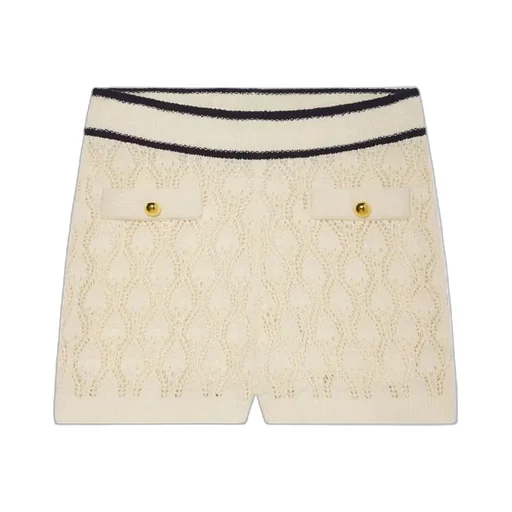 Openwork Knit Shorts