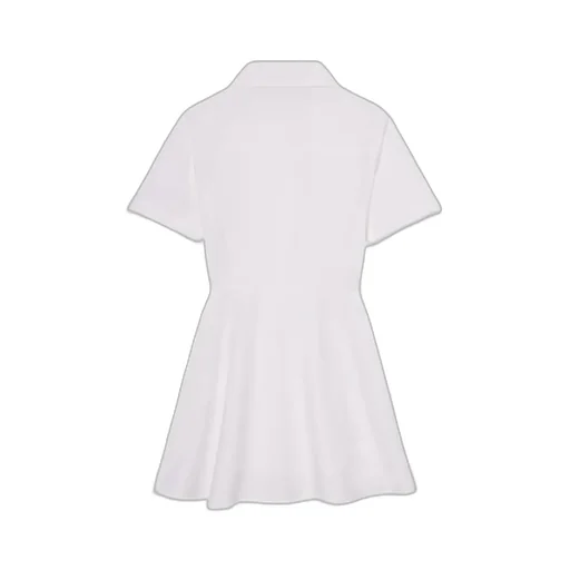 Short-Sleeved Flared Dress