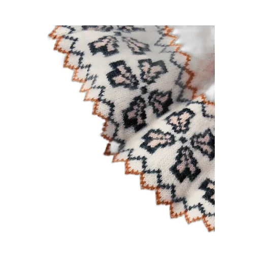 Intarsia Crew Neck Sweater