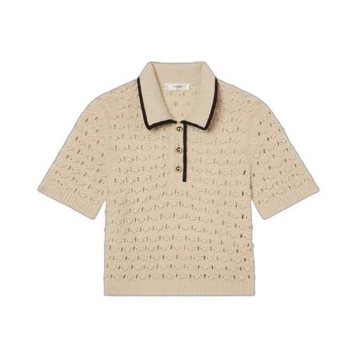 Short-Sleeved Knitted Polo Shirt