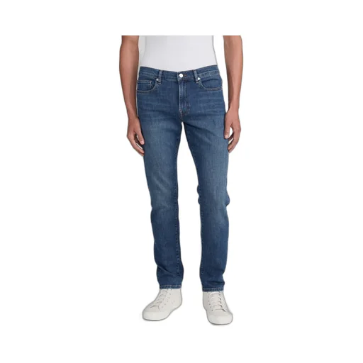 Mid-Rise Straight-Leg Jeans