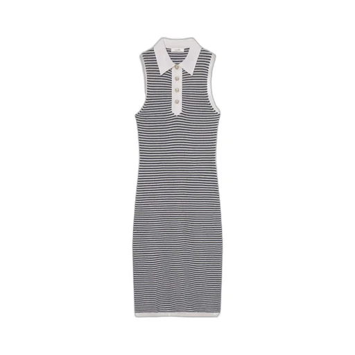 Sleeveless Striped Dress