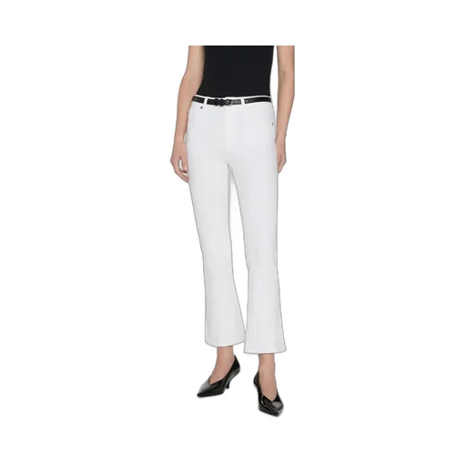High-Waisted Flared Casual Pants