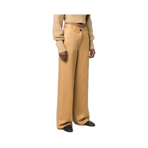 Wide-Leg Tailored Trousers
