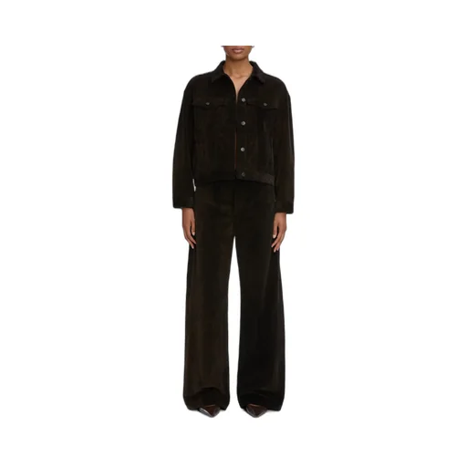 Corduroy Wide-Leg Casual Pants