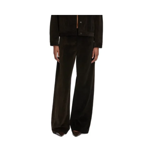 Corduroy Wide-Leg Casual Pants