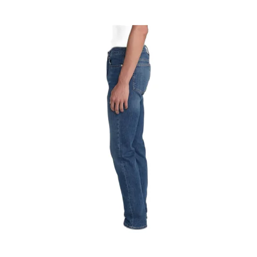 Mid-Rise Straight-Leg Jeans