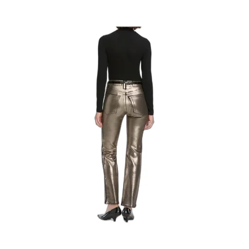 High-Waisted Flared Casual Pants