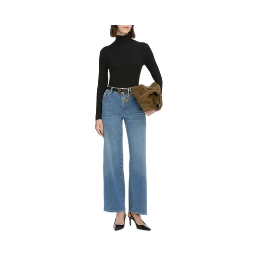 High-Waisted Wide-Leg Jeans