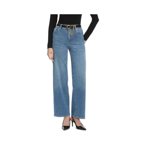 High-Waisted Wide-Leg Jeans