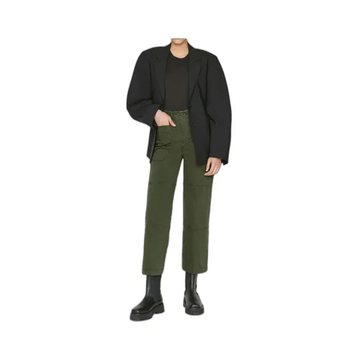 High Waist Straight Casual Pants