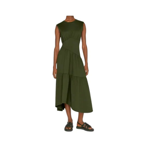 Round Neck Sleeveless Dress