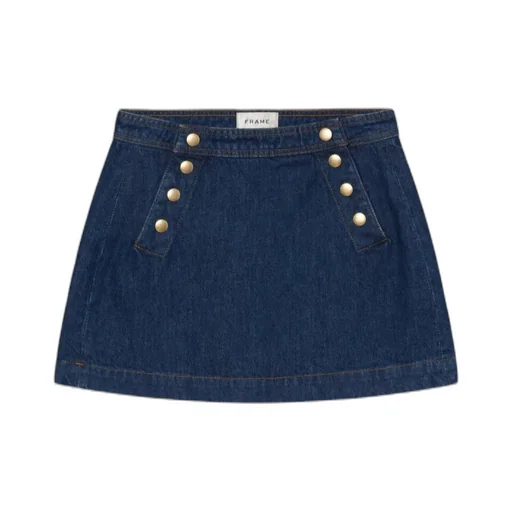 High Waist Denim Skirt