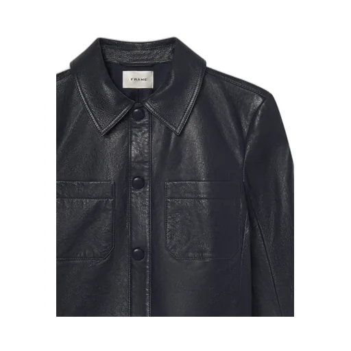 Long Sleeve Leather Jacket