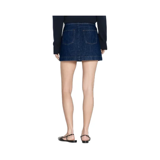 High Waist Denim Skirt