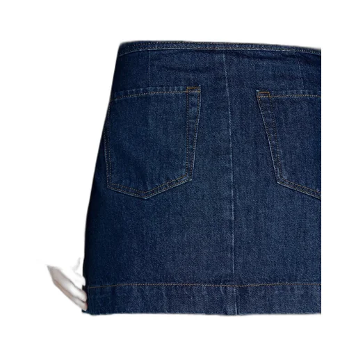 High Waist Denim Skirt