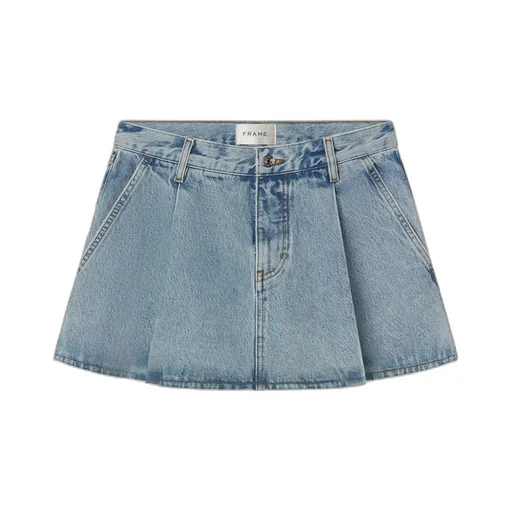 Low Rise Denim Skirt