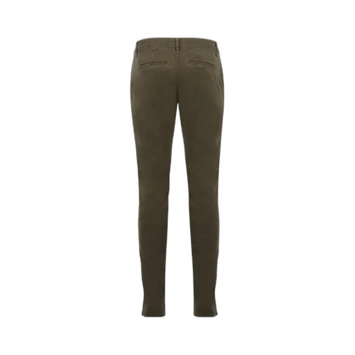 Straight-Leg Slim-Cut Chino Trousers