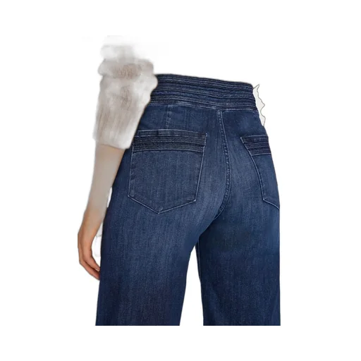 High-Waisted Wide-Leg Jeans