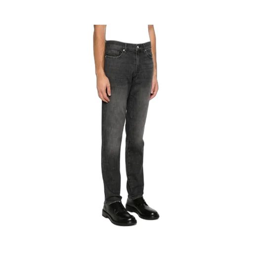 Denim Trousers With Belt Loops