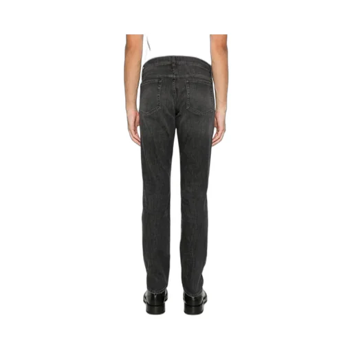 Denim Trousers With Belt Loops