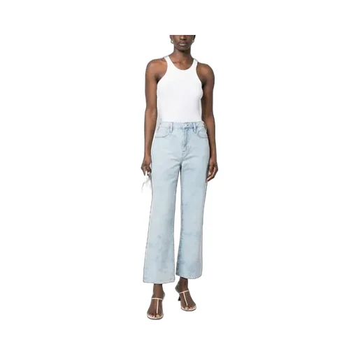 Denim Trousers With Belt Loops