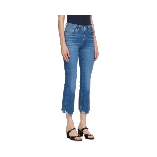 High-Rise Zipper Jeans