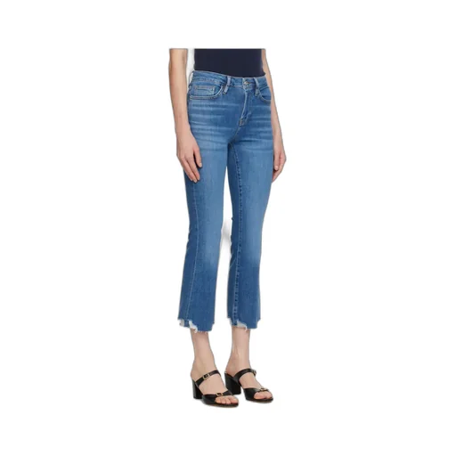 High-Rise Zipper Jeans