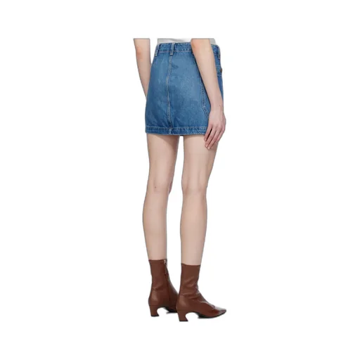 Double Pocket Denim Skirt