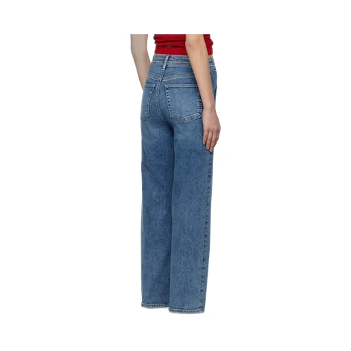 Trapunto Straight Jeans