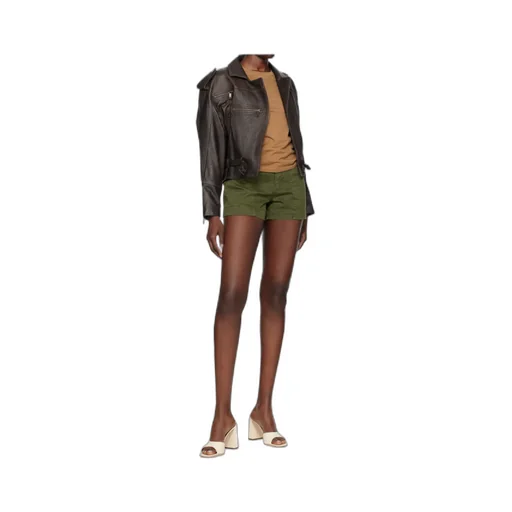 Clean Utility Stretch-Cotton Twill Shorts