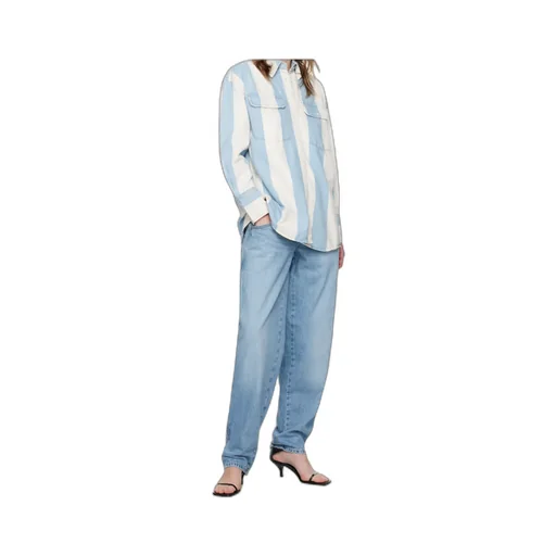 Striped Denim Shirt