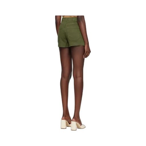 Clean Utility Stretch-Cotton Twill Shorts