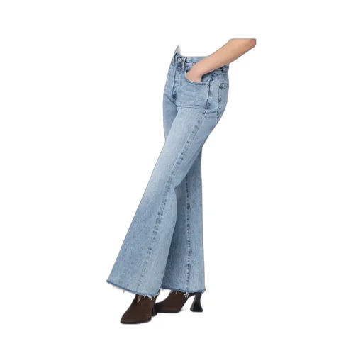 The Lax Wide-Leg Jeans With Washed Effect